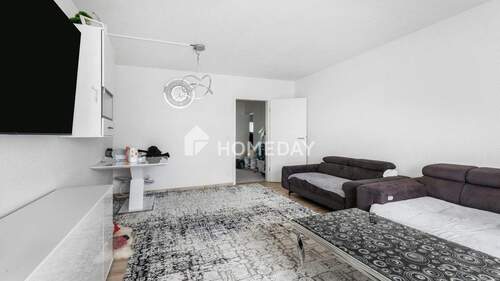 Wohnzimmer 2 - 3 Zimmer Etagenwohnung zum Kaufen in Immenstaad