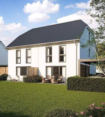 1DH Südseite.jpg - 5 Zimmer Doppelhaushälfte zum Kaufen in Schwarzenbruck