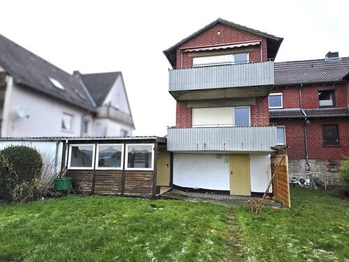 Rückansicht - Gemütliche Doppelhaushälfte mit 2 Wohneinheiten in Edermünde-Grifte
