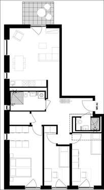 Typ E - Etagenwohnung mit 98,60 m&sup2; in Aschaffenburg zum Kaufen