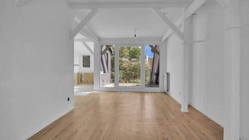 Wohn- und Essbereich - Etagenwohnung mit 89,40 m&sup2; in Berlin zum Kaufen