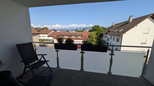 Balkon - 3 Zimmer Etagenwohnung zur Miete in Neuenburg am Rhein