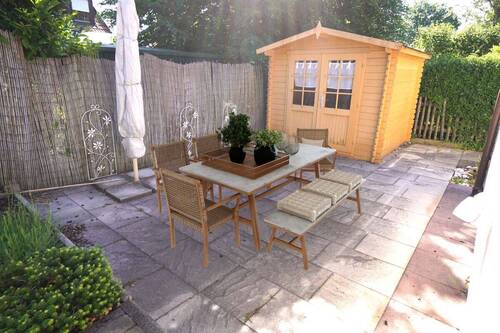 Einrichtungsvorschlag Terrasse am Eingang - 