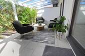 Einrichtungsvorschlag Terrasse südwest - 4 Zimmer Doppelhaushälfte in Gilching