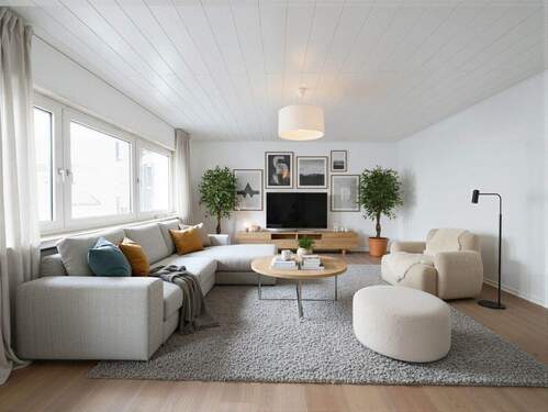 Wohnzimmer - Einrichtungsbeispiel - Erdgeschoss - 