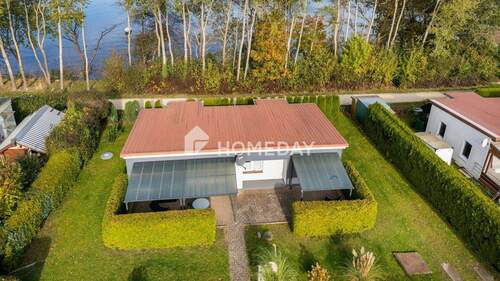 Außenansicht Drohne 1 - 3 Zimmer Bungalow zum Kaufen in Stralsund