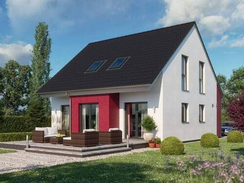 Bild 1 - PREISSENKUNG - Bezugsfertiges, attraktives EFH CLOU123, wie Abb., incl. Grundstück, zzgl. NK