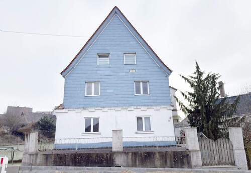 Haus ansicht.jpeg - Zweifamilienhaus in Ichenhausen mit Garten und Garage