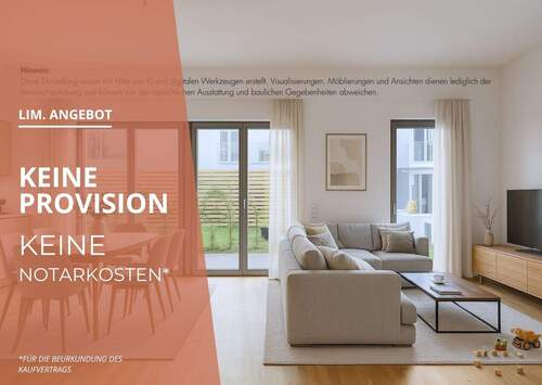 Angebot - Sofort einziehen: Familienwohnung mit 3 Zimmern & Garten