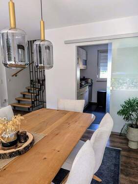 Essbereich und Küche - Reihenmittelhaus mit 125,00 m&sup2; in Feucht zum Kaufen