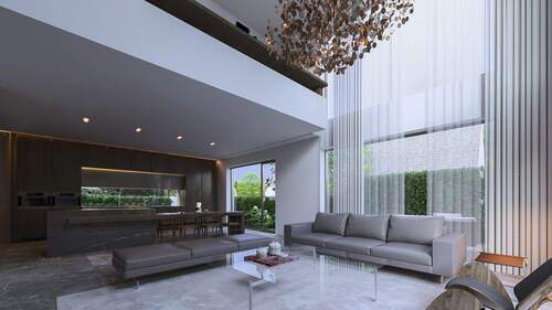 Wohn- und Esszimmer - 5 Zimmer Einfamilienhaus in Karben