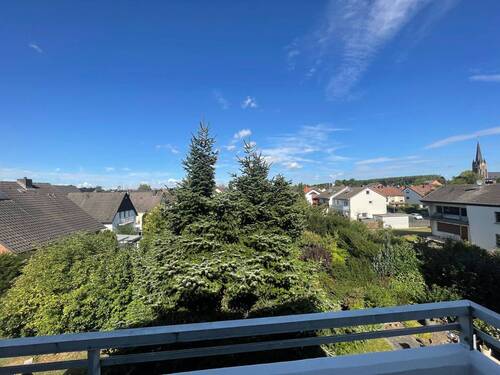 Blick vom Westbalkon ins Grüne - 