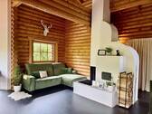 Wohnzimmer mit Kamin - 