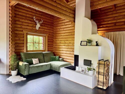 Wohnzimmer mit Kamin - 