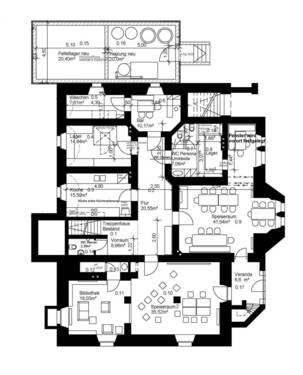 Haupthaus Gartengeschoss - 