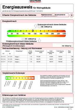 Energieausweis - 