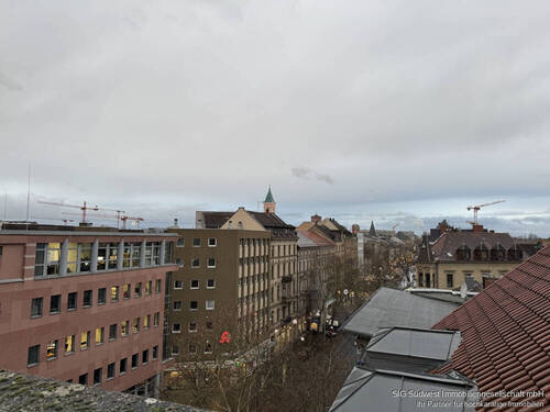 Straßenansicht von Oben - 