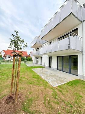 Garten.JPEG - Etagenwohnung mit 70,30 m&sup2; in Solnhofen zum Kaufen