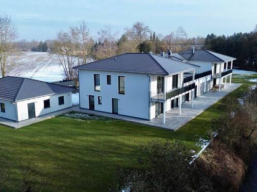 Vogelperspektive des Doppelhauses - 