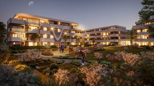 Außenansicht - Quartierspark - 2 Zimmer Etagenwohnung zur Miete in Sindelfingen