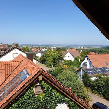 Aussicht West - Doppelhaushälfte mit 155,00 m² in Schlat zum Kaufen