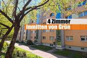 4 Zimmer inmitten von Grün - Größe erleben! 4 Zimmer mit Aufzug, 2 Bäder und Sonnenbalkon!