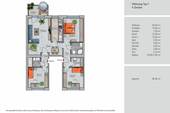 Wohnen-Deko KI visualisiert - 4 Zimmer Etagenwohnung zur Miete in Chemnitz