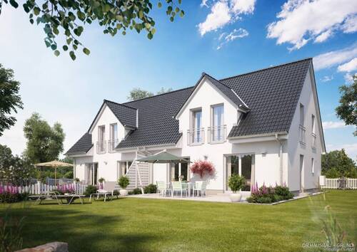Doppelhaushäfte S841 - Hochwertige Neubau-Doppelhaushälfte in ruhiger Lage von Tangstedt mit ca. 500 m² Grundstücksanteil