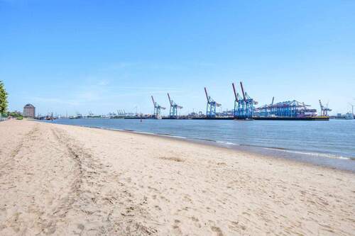 Der Elbstrand vor der Tür! - 