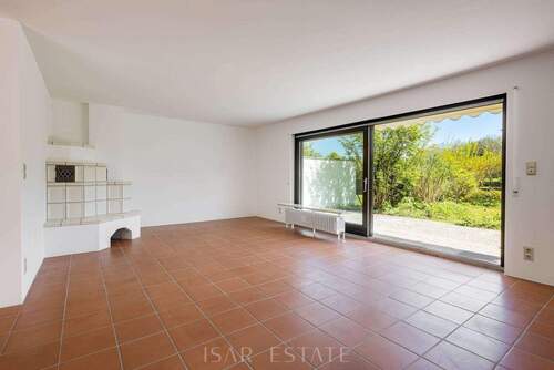 Wohnbereich mit Kachelofen - 