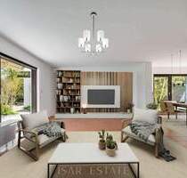 Sehr gepflegte Doppelhaushälfte mit großem Garten und bequem erweiterbarer Wohnfläche in Hohenbrunn