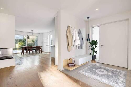 Digitale Wohnidee Eingangsbereich - 8 Zimmer Doppelhaushälfte zum Kaufen in München