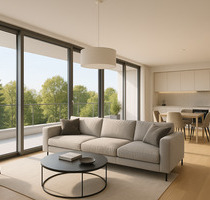 Terrassenwohnungen im Bauhausstil - hochwertig, hell & modern I Top Lage I Energieeffizient I - Dresden Trachau