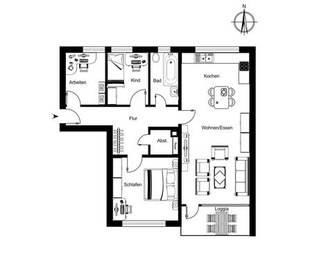 7. Obergeschoss - 