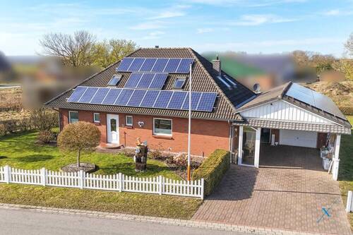 Luftaufnahme - 5 Zimmer Einfamilienhaus zum Kaufen in Haselund / Kollund