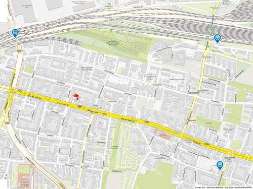 Kartenausschnitt - 1 Zimmer Etagenwohnung in München