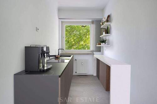 Digitale Wohnidee Küche - 2 Zimmer Etagenwohnung in München