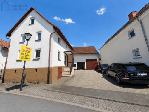 Außenansicht - Einfamilienhaus in Friedewald mit Garten und Garage!