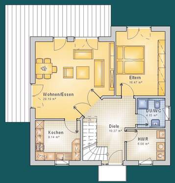 DUMAX SD 130 - EG - 5 Zimmer Einfamilienhaus zum Kaufen in Wagenfeld