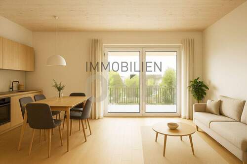 Bild 1 - Moderne 4-Zimmer-Wohnung in mit Balkon in ruhiger Wohnlage (KfW 40 - QNG)