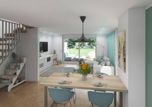 Wohn-Essbereich Erdgeschoss - 