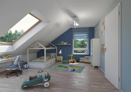 Kinderzimmer Dachgeschoss - 
