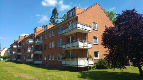 Objektansicht - Nähe Uni: Schöne 2 Zimmer-Wohnung mit West-Balkon in 23562 Lübeck - St. Jürgen, Kahlhorststraße
