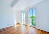 Schlafzimmer - Geräumige 2 Zimmer Neubauwohnung mit Einbauküche und 2 Balkon - Süd- und Nordausrichtung