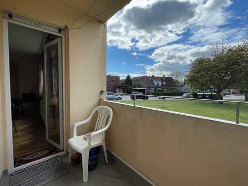 Balkon mit Ausblick – ideal für frische Luft und kleine Pausen - 2 Zimmer Etagenwohnung zum Kaufen in Fehmarn / Burg auf Fehmarn