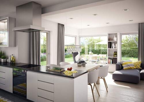 Offene Wohnkultur mit Stil - 