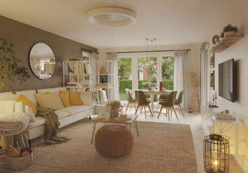 Wohnzimmer - Bungalow mit 138,00 m&sup2; in Lüdersdorf zum Kaufen