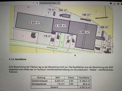 Bebauung qm - 