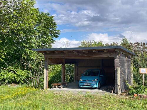 Carport für zwei Fahrzeuge - Grundstück in Königsfeld zum Kaufen