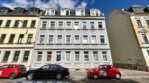 Straßenansicht - 2 Zimmer Etagenwohnung zum Kaufen in Leipzig